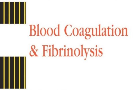 Ya disponible el volumen 34 del monográfico: “Blood Coagulation and Fibrinolysis”