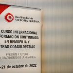 La Real Fundación Victoria Eugenia, con el auspicio de la Sociedad Española de Trombosis y Hemostasia, celebra con éxito el XII Curso Internacional de formación continuada en hemofilia y otras coagulopatías.