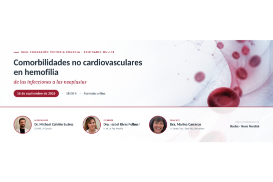 Abiertas las inscripciones para el nuevo seminario online: “Comorbilidades no cardiovasculares en hemofilia: de las infecciones a las neoplasias”